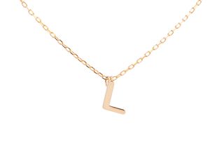 Cadena de oro 9K con inicial (a elegir)