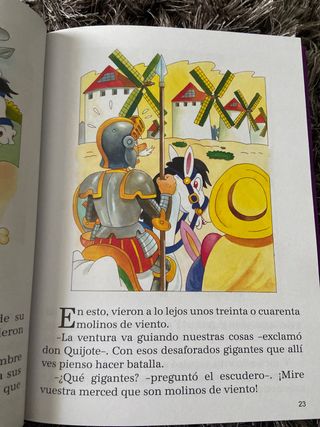 Regalo perfecto.Cuento Don Quijote de la Mancha .