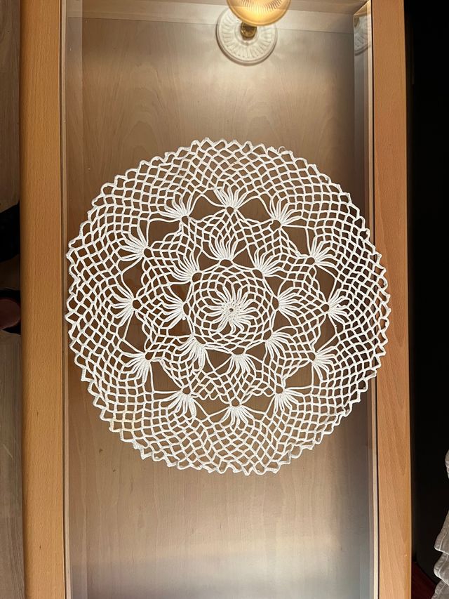 juego tapetes de ganchillo