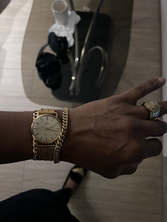 Reloj vintage omega oro 18k peso 60.67gramos