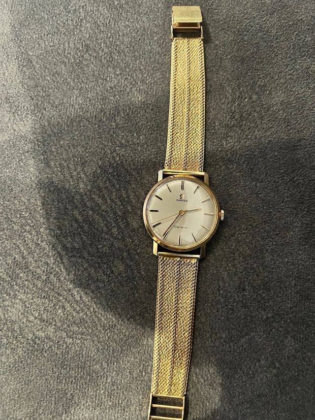 Reloj vintage omega oro 18k peso 60.67gramos