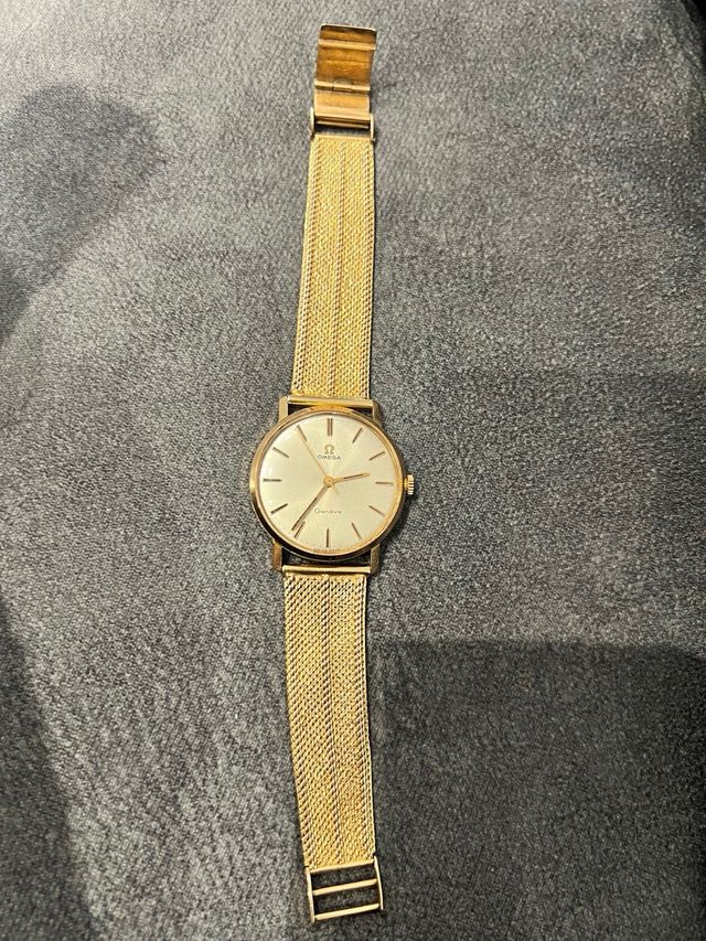 Reloj vintage omega oro 18k peso 60.67gramos