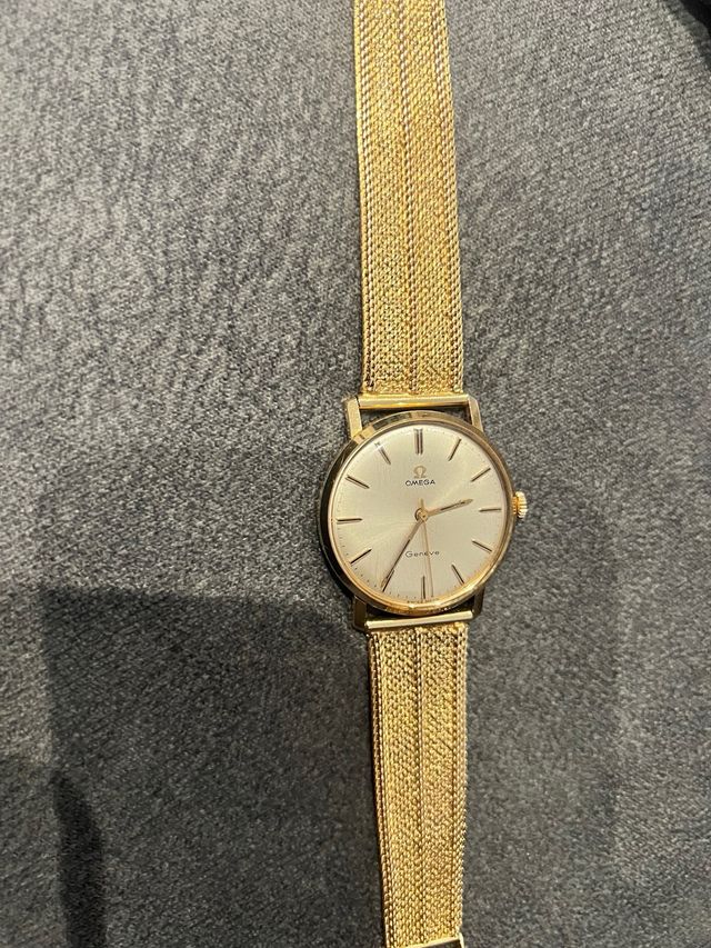 Reloj vintage omega oro 18k peso 60.67gramos