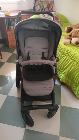Carrito Jane muum gris trío, silla