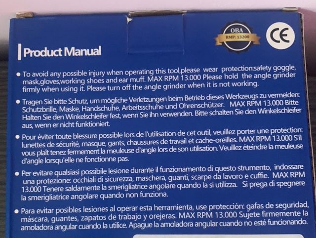 Disco per intaglio del legno nero