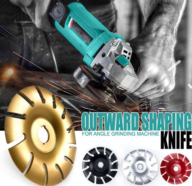 Disco per intaglio del legno nero