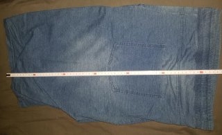 Pantalón 2 corto vaquero bermudas rizo algodón