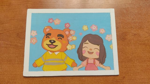 Cuadro Teddy Animal Crossing ACNH