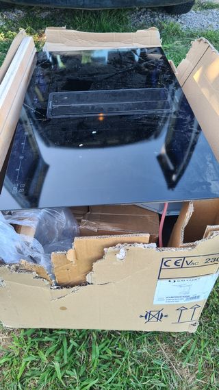 placa inducción con campana filtrante