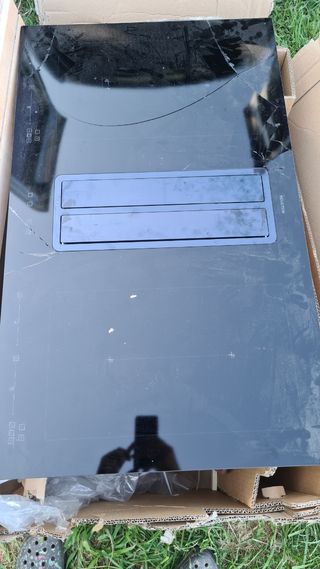 placa inducción con campana filtrante