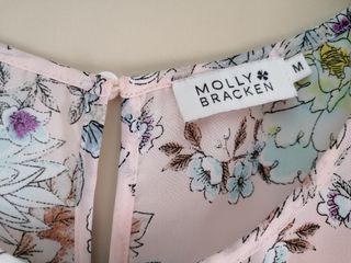 Blusa Molly Bracken rosa mujer, talla M. Nueva.