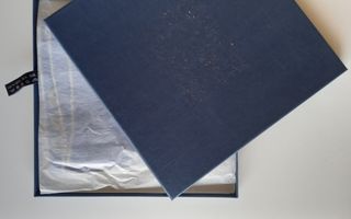 Pañuelo largo fular de seda estampado