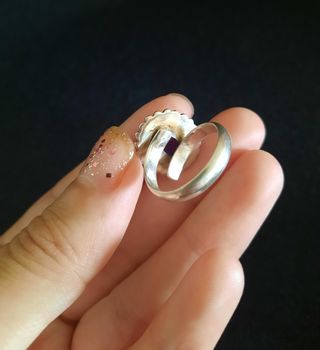 Conjunto de Amatista y Plata de Ley.