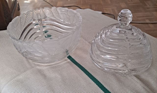 Bombonera cristal tallado