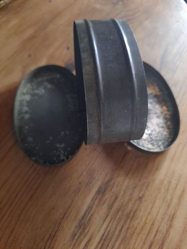 Scatola doppia in metallo/Scatola doppia in metallo antica