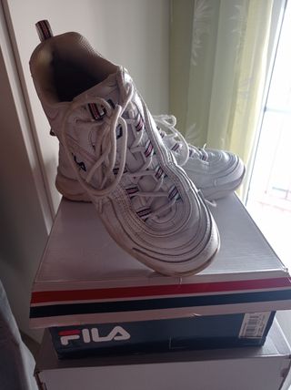 Zapatillas deportivas blancas Fila