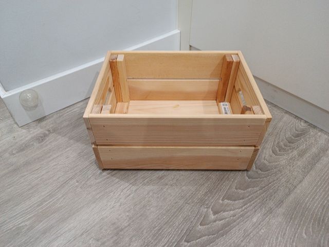 Caja almacenaje madera