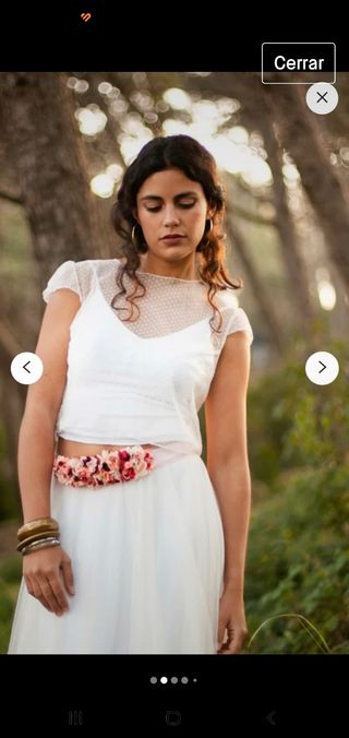 Vestido de novia bohemio