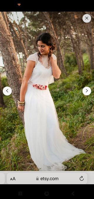 Vestido de novia bohemio