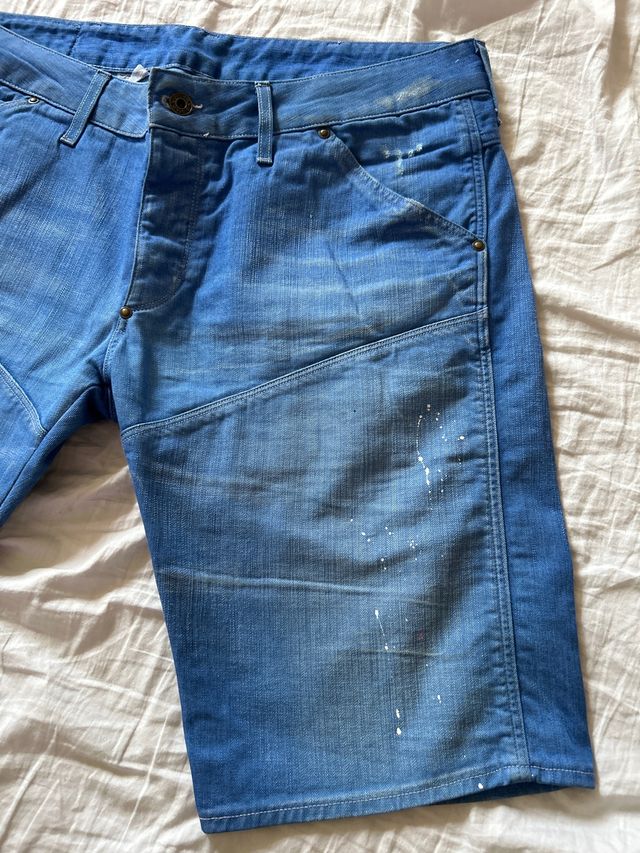 Bermuda vaquera G-Star azul