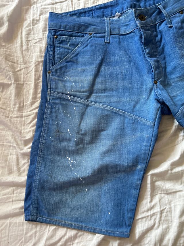 Bermuda vaquera G-Star azul