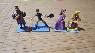 LOTE‼️4 FIGURAS DISNEY ENREDADOS