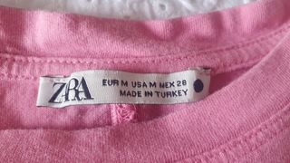 LOTE DE 2 CAMISETAS ZARA