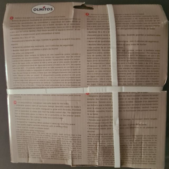 Bañera bebé hinchable