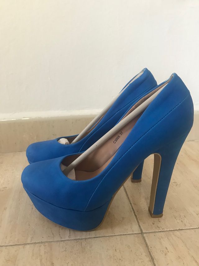 zapato tacon alto fiesta