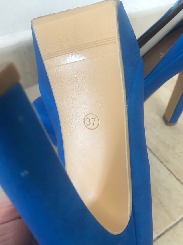 zapato tacon alto fiesta