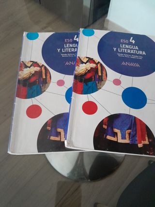 Libro 4°ESO  lengua y literatura anaya 