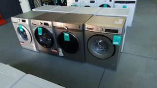 Lavadoras color acero muy rebajadas
