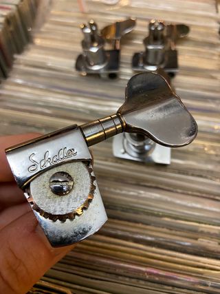 Afinadores vintage Schaller para bajo 