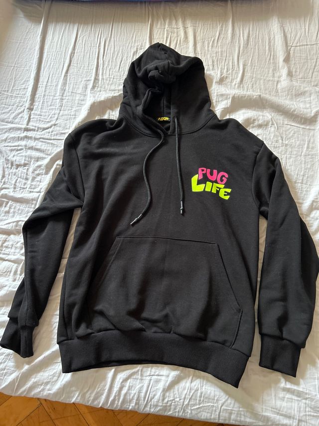 Sudadera made in italy negra