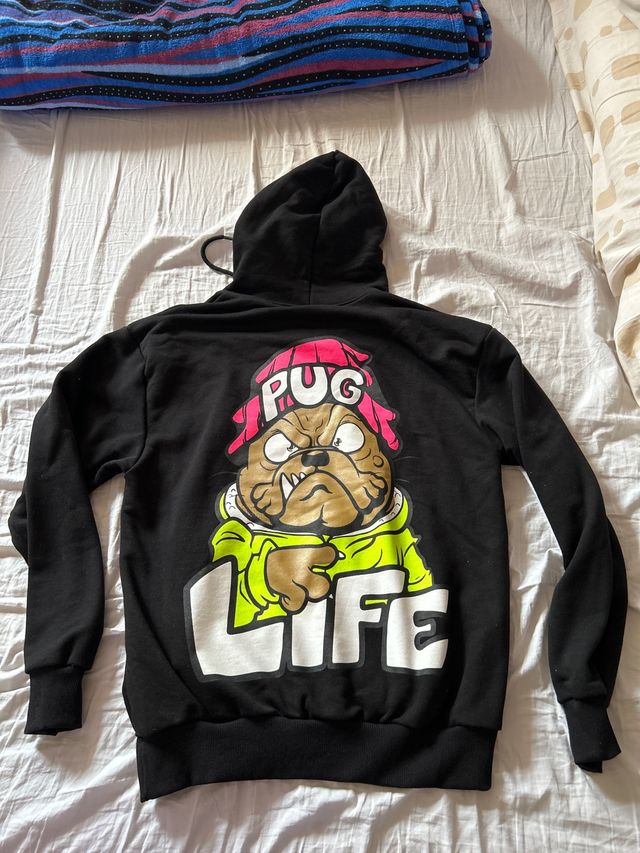 Sudadera made in italy negra