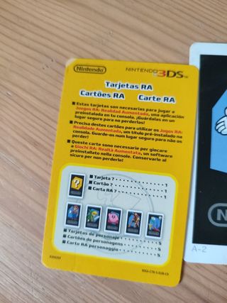 cartas RA DE NINTENDO 3DS