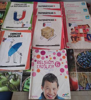 Libros de texto de 6° de primaria