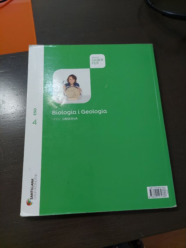Biología i Geología. 4t Eso. Santillana