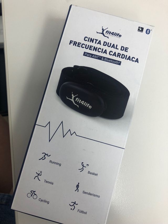 Cinta frecuencia cardiaca fit4life