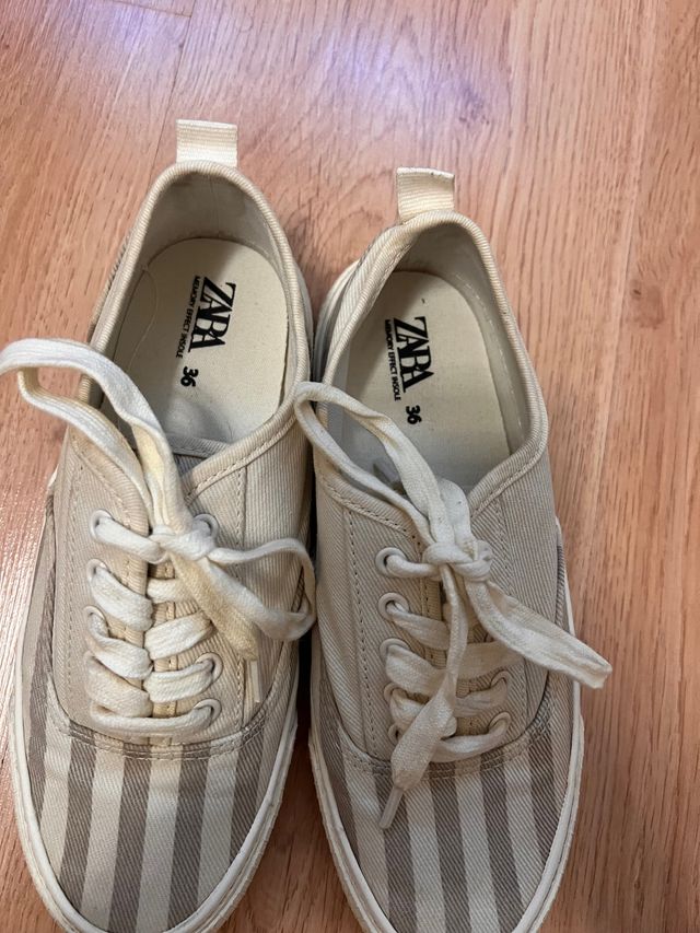 Tenis zapatillas niño niña zara talla 36