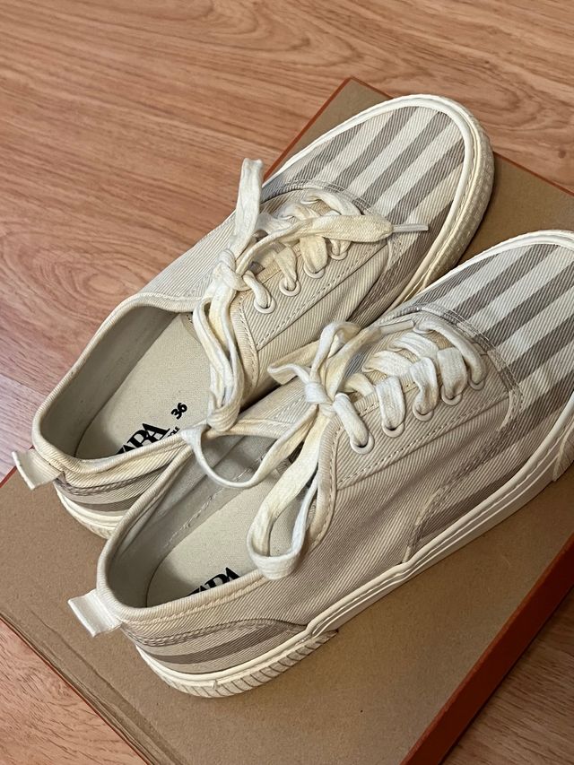 Tenis zapatillas niño niña zara talla 36