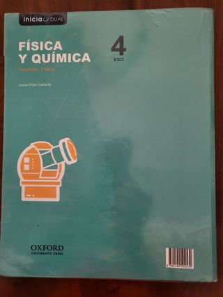 Libro Fisica y Quimica 4 ESO