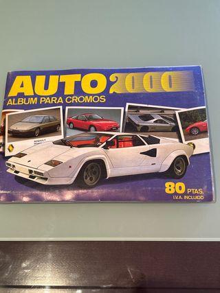 Álbum de cromos AUTO2000
