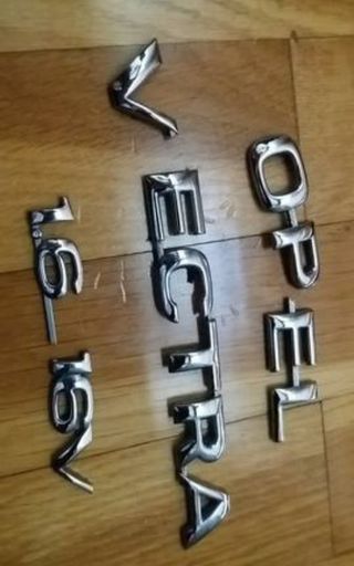 LETRAS TRASERAS DE OPEL VECTRA