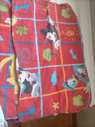 Juego de sábanas Mickey Mouse cama de 90