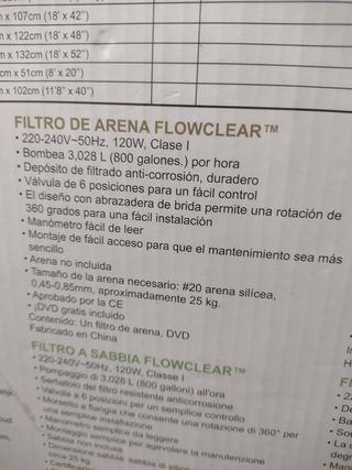 Piscina y depuradora bestway