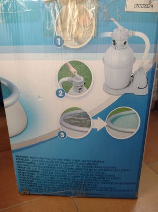 Piscina y depuradora bestway