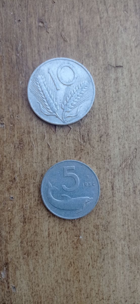 La 10 lire e cinque lire