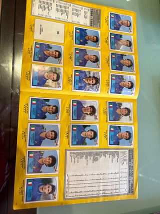 Álbum de cromos EURO88