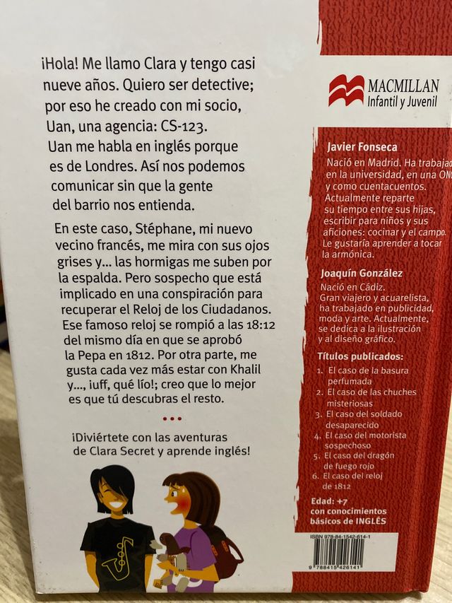 Libro El caso del reloj de 1812